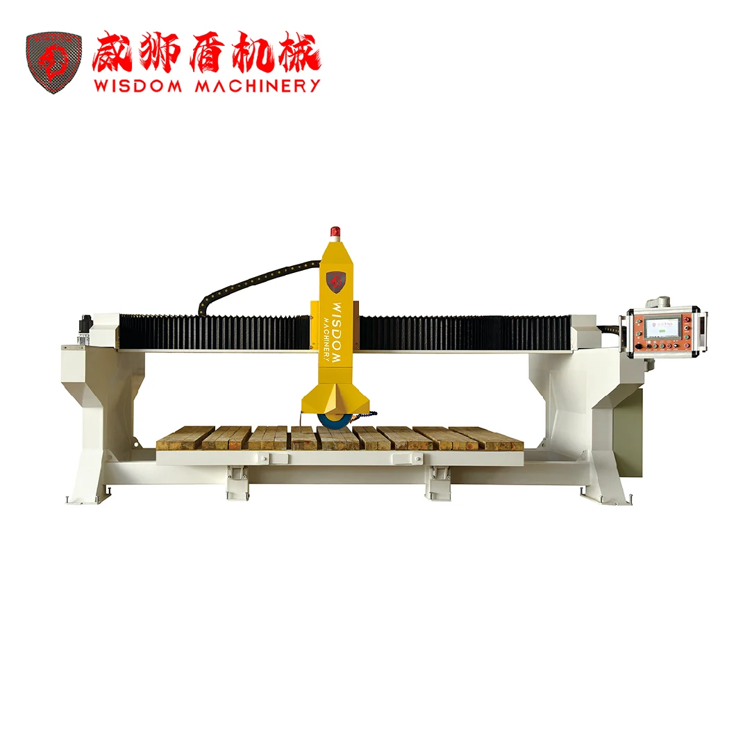 Wsd400m-4 PLC Full Automatic 4 Axis Stone Granite CNC Bridge Cutting Machine Bridge Saw for Marble with 2 Years Warranty